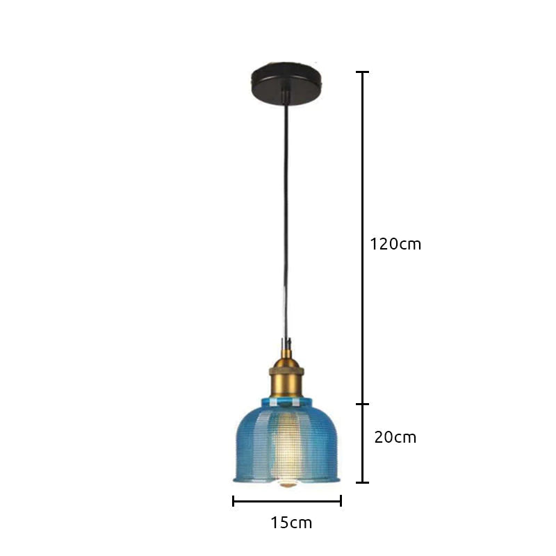 Morandi Modern Lång LED Pendellampa Glas Badrum Vardagsrum