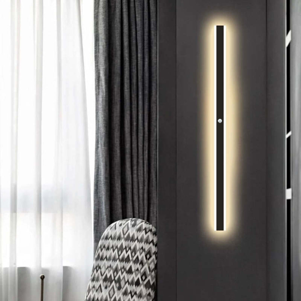 Edge Modern Dekorativ Stor Metall LED Vägglampa Utomhus