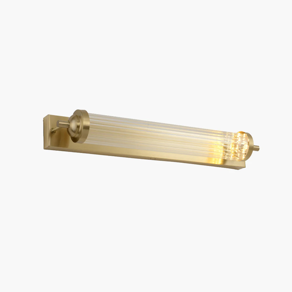 Kristy Modern Cylindrica LED Vägglampa Metall/Kristall Guld Badrum/Sovrum/Vardagsrum