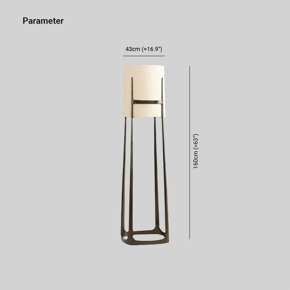 Eryn Modern Design LED Golvlampa Metall/Tyg Vardagsrum