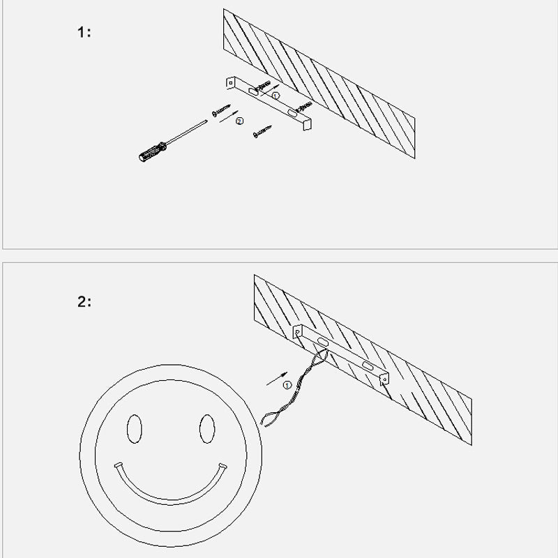 Aqsa Design Rektangulär Roterbar LED Vägglampa Metall/Trä/Akryl Svart/Vit Sovrum/Vardagsrum