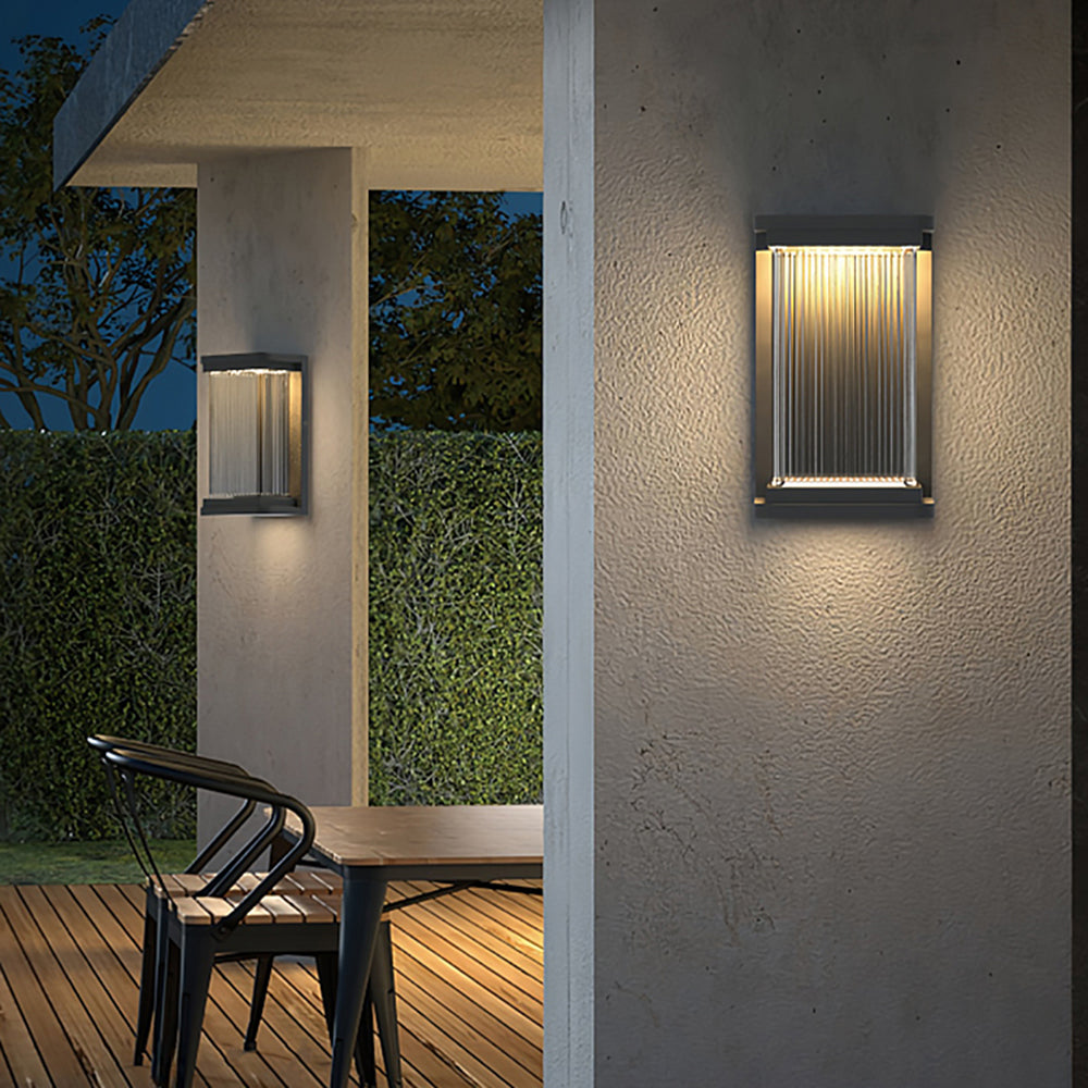 Orr Minimalism Modern Metall LED Vägglampa Trädgård Utomhus