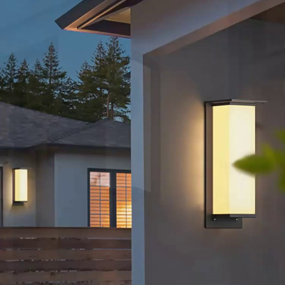 Orr Modern Avlång Liten Design LED Vägglampa Vit Svart Vardagsrum