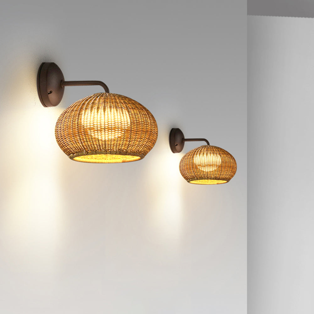 Ritta Design LED Vägglampa Akryl Rotting Balkong/Trädgård/Terrass