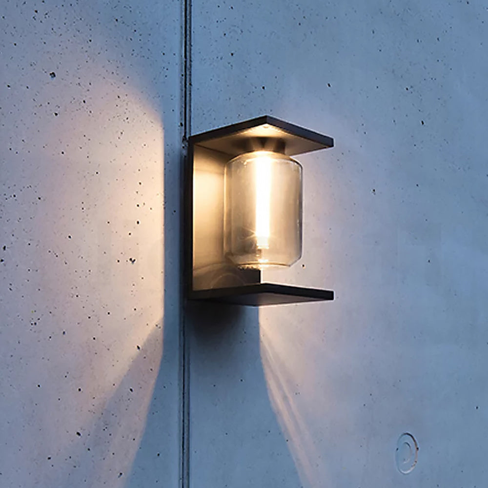 Orr Design Minimalism Liten Modern Metall LED Vägglampa Trädgård Utomhus