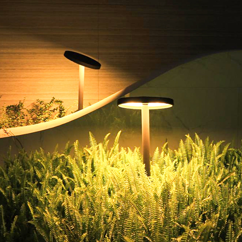 Orr Modern LED Utomhusbelysning Solcell Metall Svart Trädgård/Trottoarkant