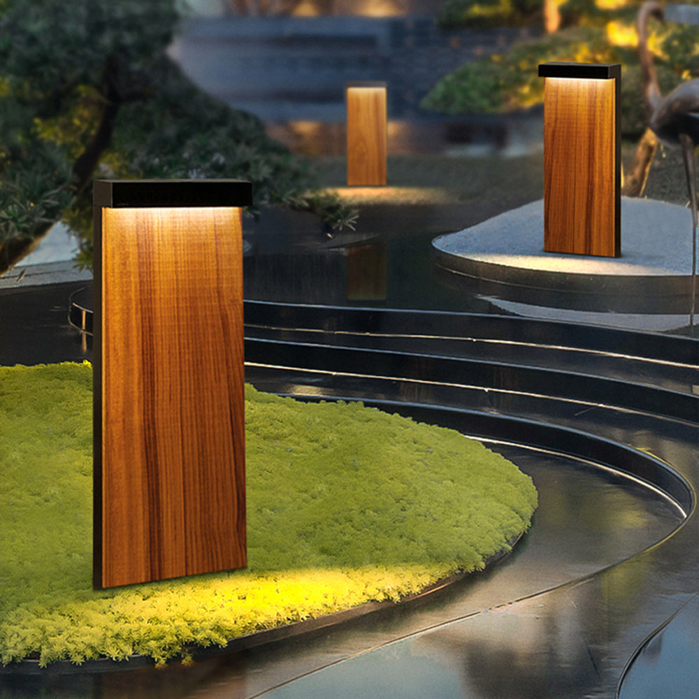 Orr Modern Avlång LED Utomhusbelysning Metall Trädgård