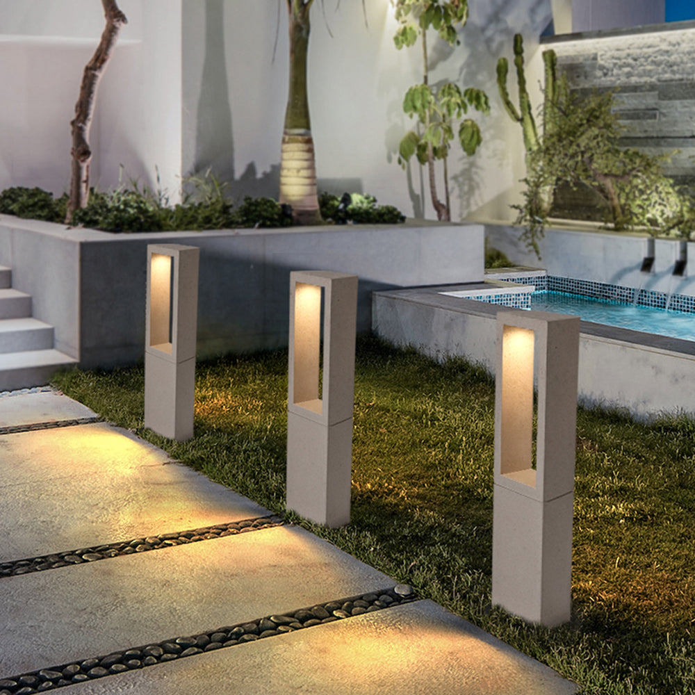 Pena Design Minimalist LED Utomhusbelysning Metall Silver Trädgård