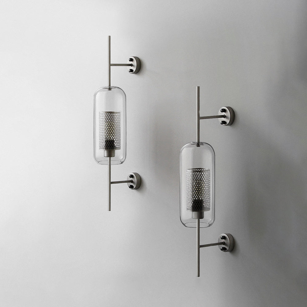 Oneal Modern Design LED Vägglampa Silver/Guld Glas Vardagsrum
