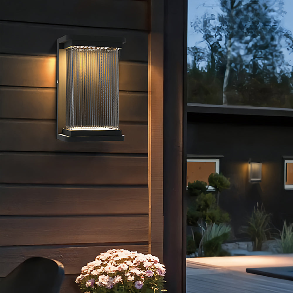 Orr Minimalism Modern Metall LED Vägglampa Trädgård Utomhus