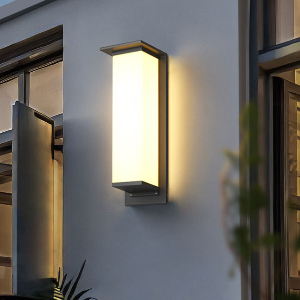 Orr Modern Avlång Liten Design LED Vägglampa Vit Svart Vardagsrum