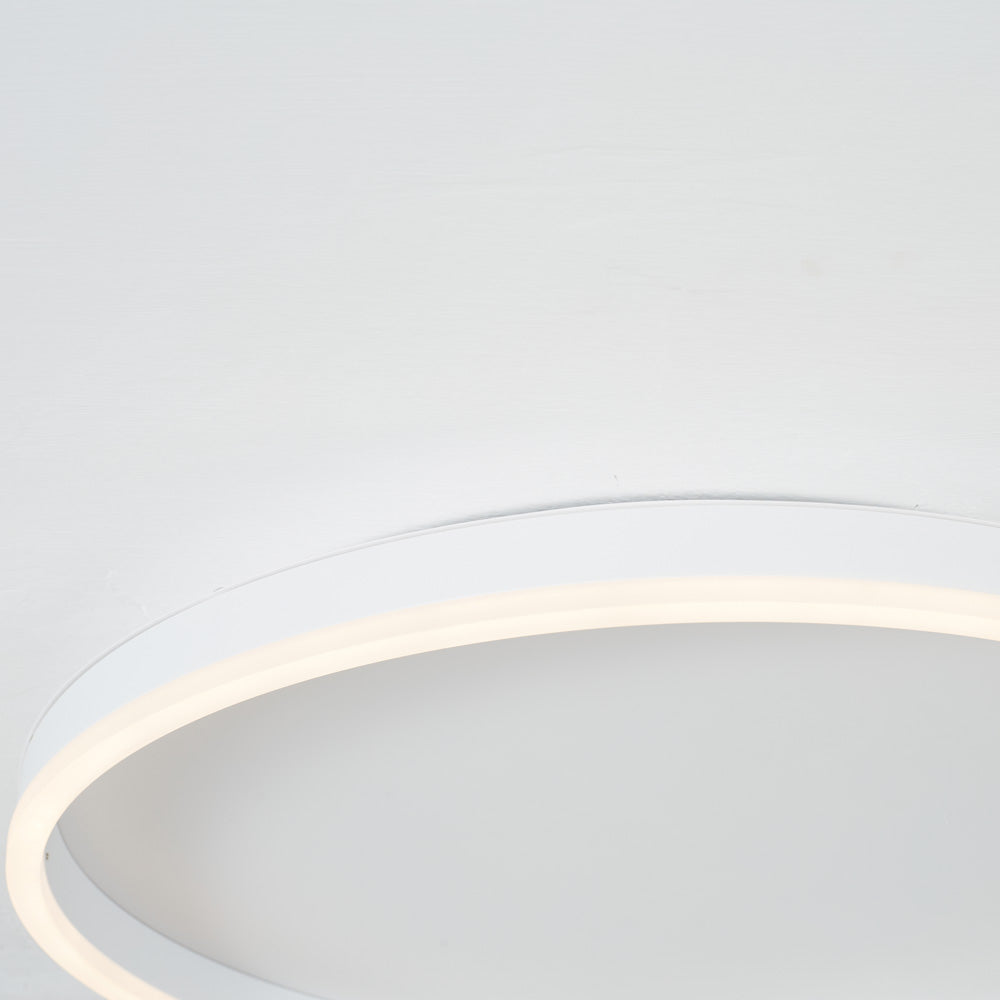Arisha Modern Minimalistisk Ringformad LED Rund Taklampa Metall Silver/Guld/Svart Vardagsrum