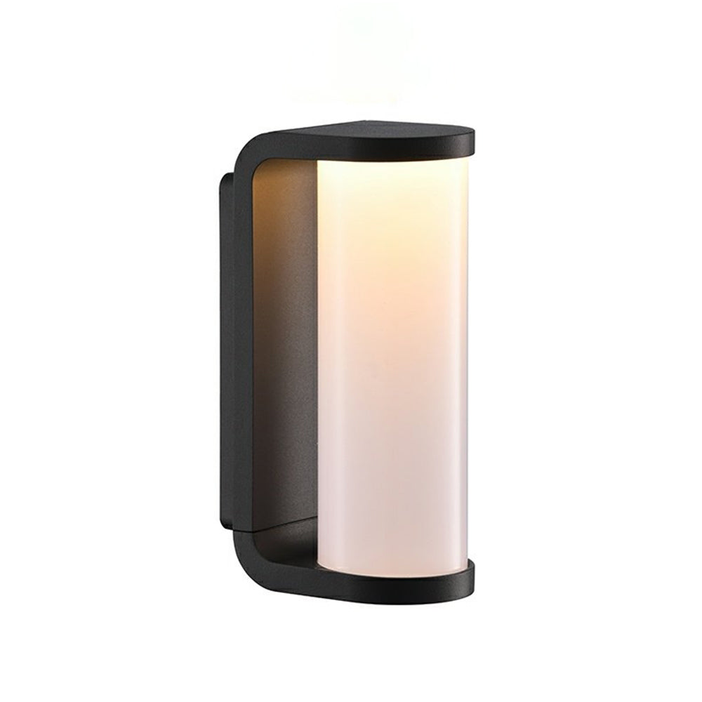 Orr Modern Liten Dekorativ LED Vägglampa Svart Metall Uterum