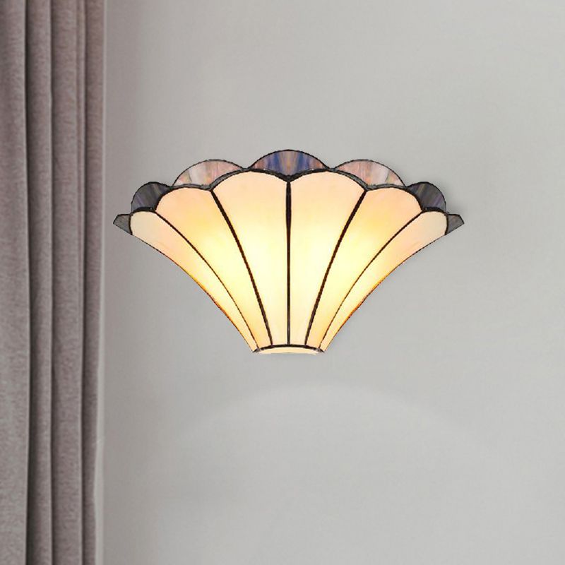 Alessio Design Blomma LED Vägglampa Industri Glas Beige Vardagsrum/Sovrum