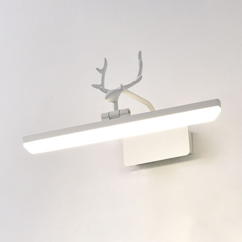 Leigh Vintage Antlers Spegel Front Vanity Metall&Akryl LED Vägglampa