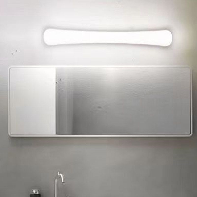 Edge Vit Spegel Front Vanity Akryl Vägglampa, Badrum