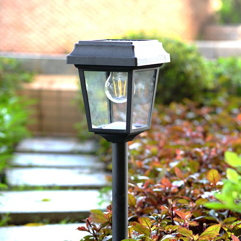 Pena Design Solenergi Tetraeder LED Utomhusbelysning Metall/Glas Trädgård