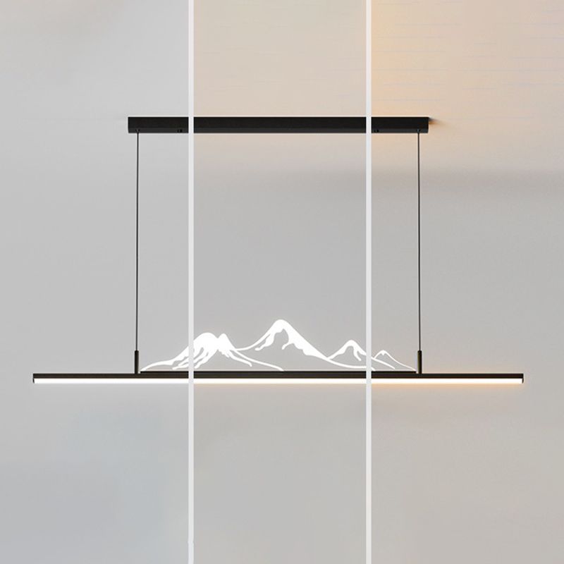 Louise Designer Bergsform LED Pendellampor Svart/Guld