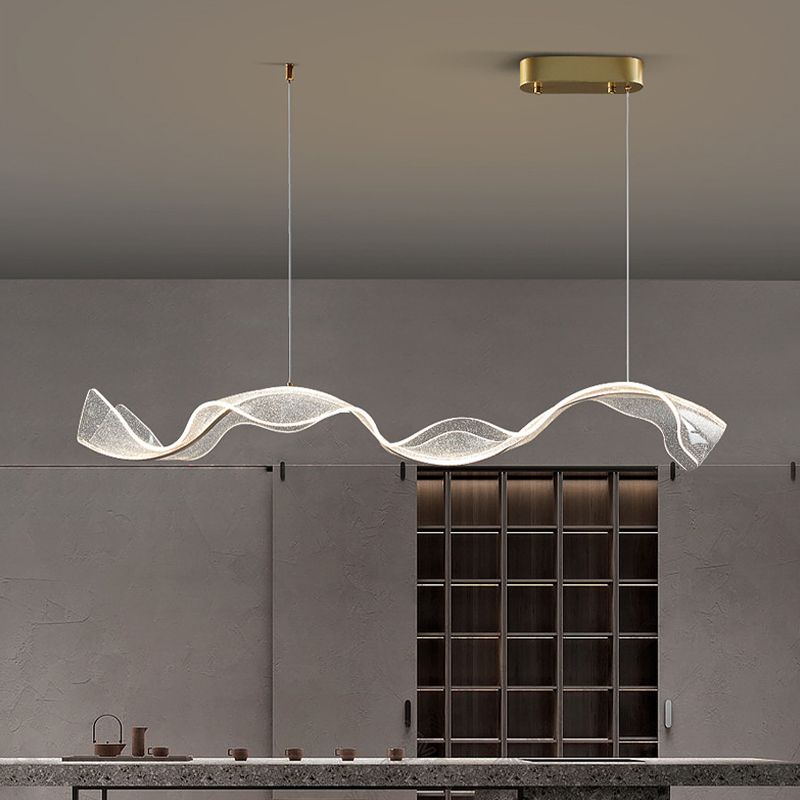 Kirsten Design LED Pendellampor Metall/Akryl Vit/Guld Matsal/Vardagsrum/Kök