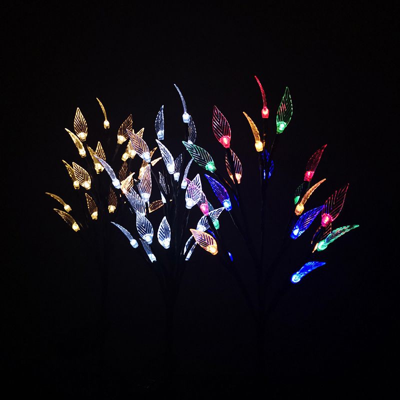 Pena Design Blomformad Rädliknande Solcell LED Utomhusbelysning Akryl Svart Trädgård