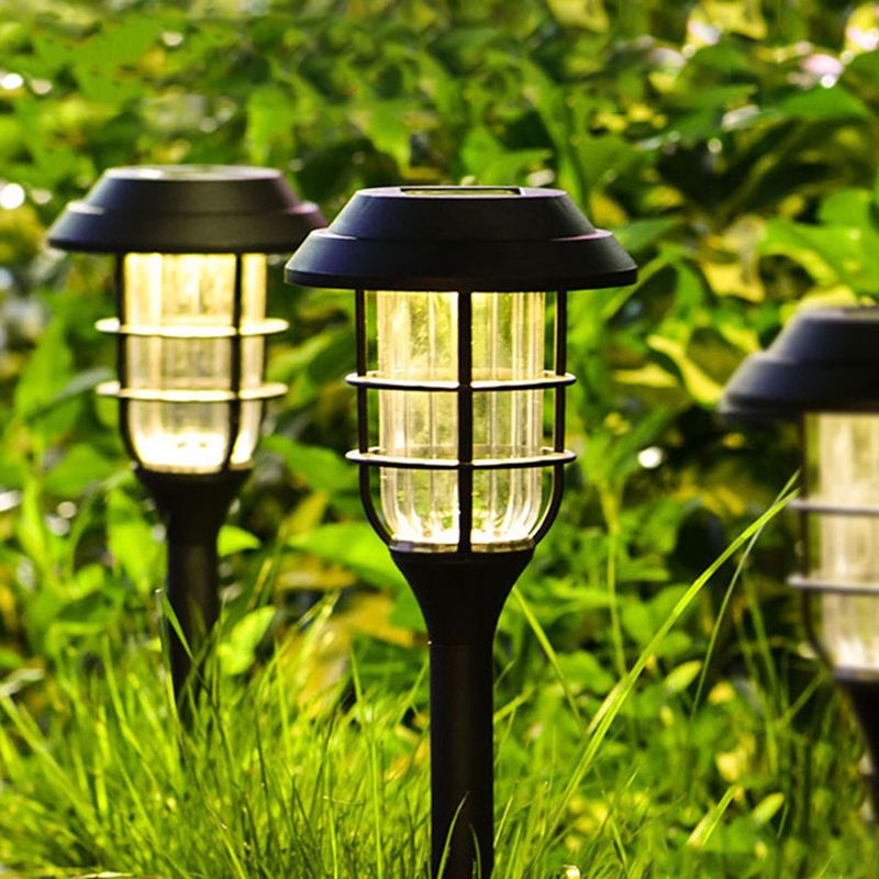 Pena Design Solcell LED Liten Utomhusbelysning Metall+Akryl Svart Trädgård