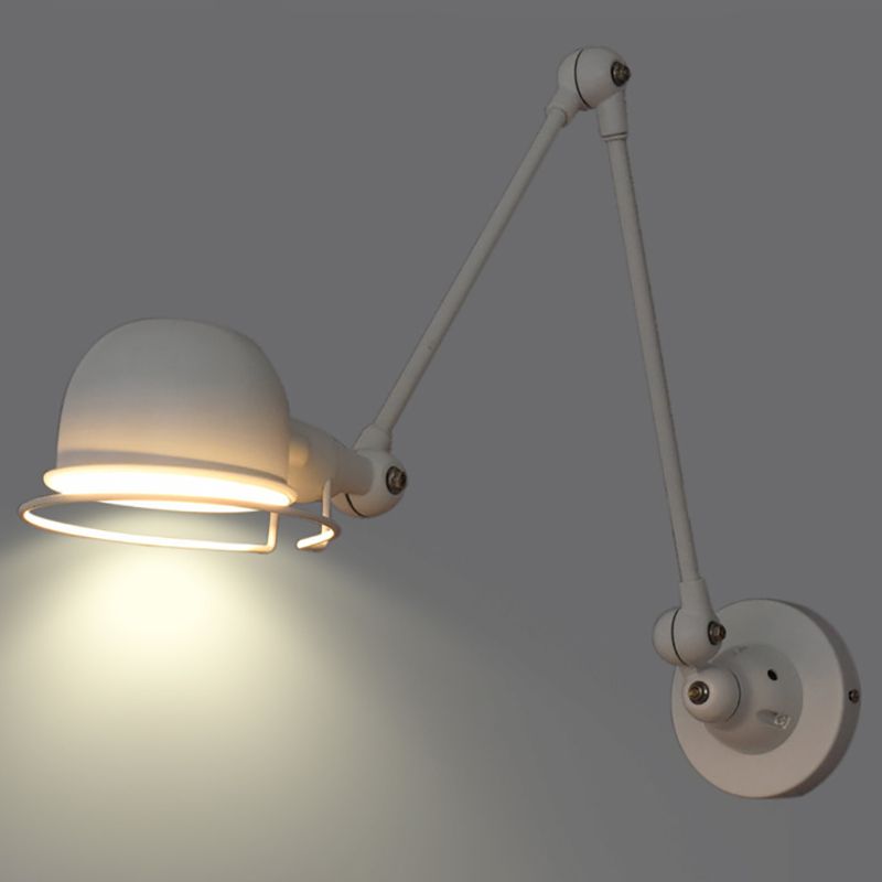Brady Modern Dekorativ LED Vägglampa Svart Vit Badrum Vardagsrum