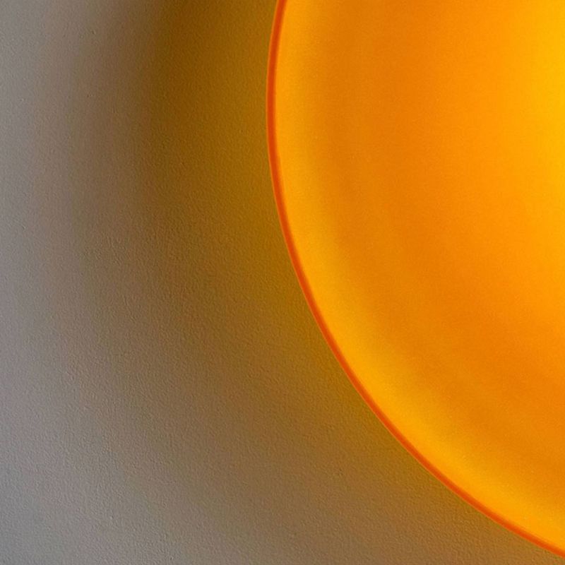 Leilani Modern Glas/Metall Plafond, Vit/Grön/Orange/Gul Grön
