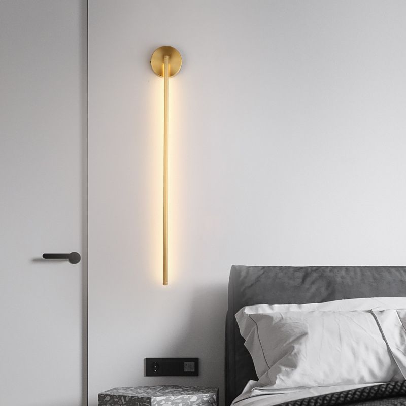 Edge Modern Dekorativ LED Vägglampa Metall Badrum Vardagsrum