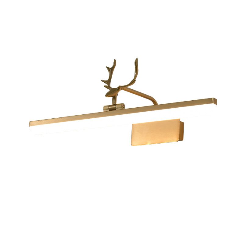 Leigh Vintage Antlers Spegel Front Vanity Metall&Akryl LED Vägglampa