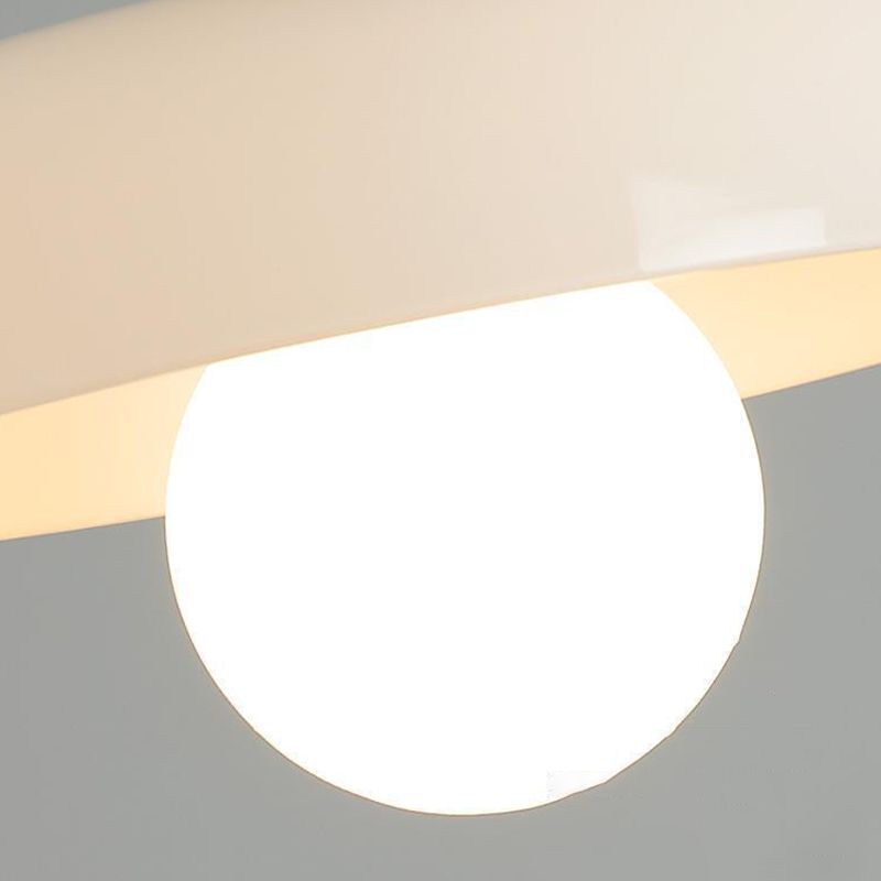 Leilani Modern Glas/Metall Plafond, Vit/Grön/Orange/Gul Grön