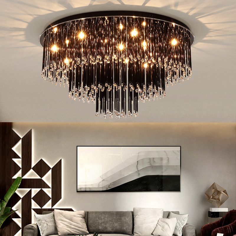 Postmodern Modern Kreativ Luxury Rund Differentierad Kristall/Metall Plafond