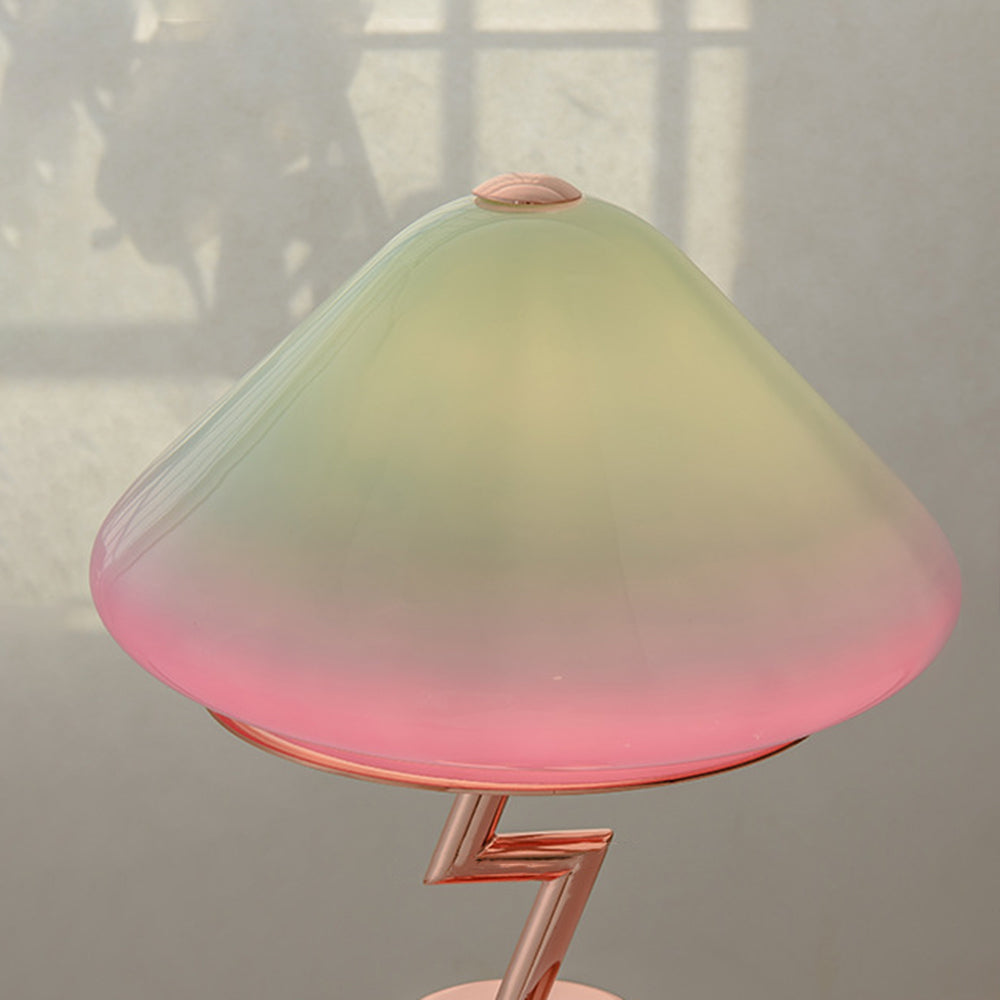 Morandi Med Färgglad Svamp Glas/Metall Bordslampa