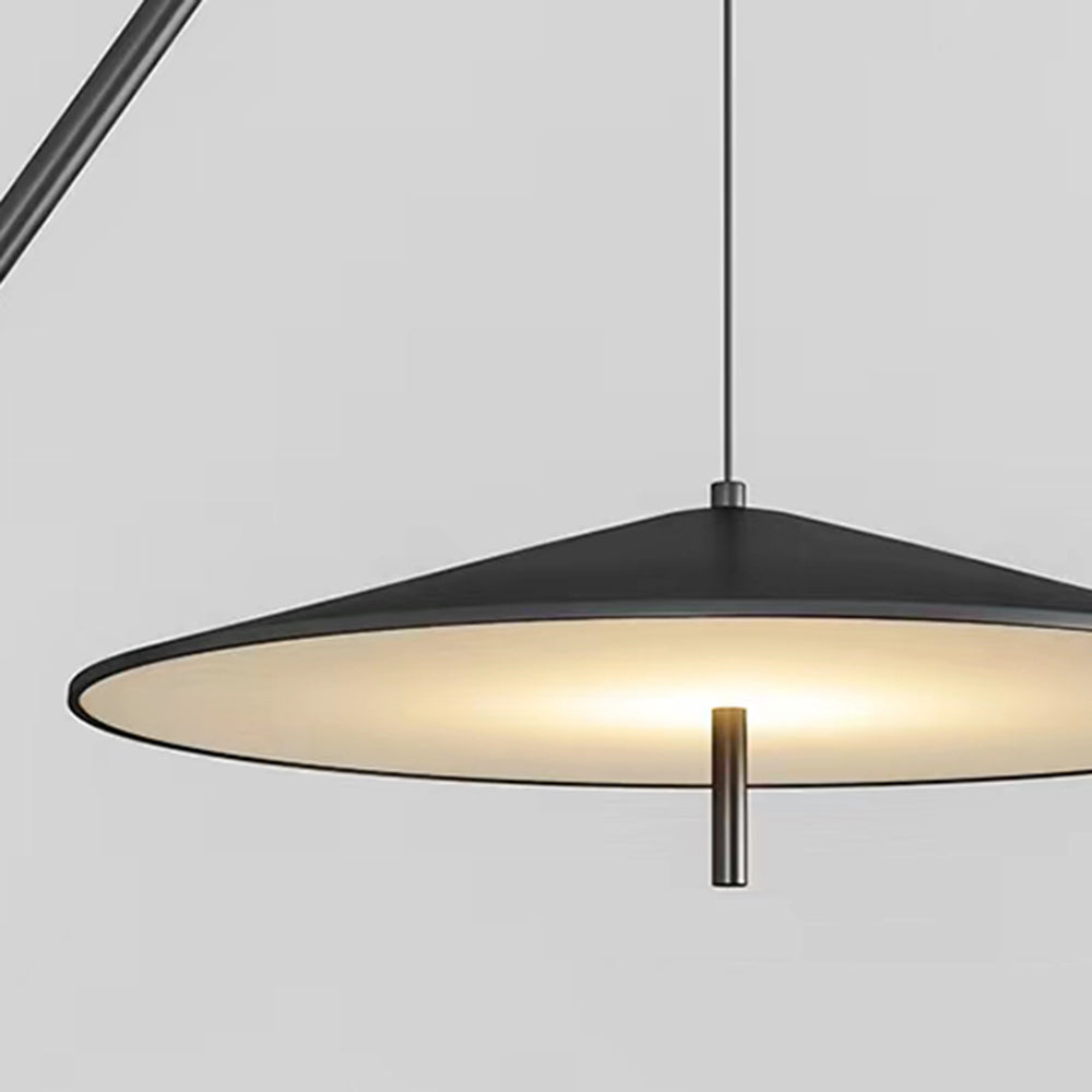 Salgado Modern Design LED Golvlampa Metall Svart Vardagsrum