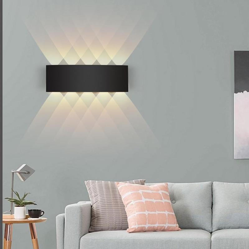 Orr Modern Design Avlång Metall LED Vägglampa Utomhus