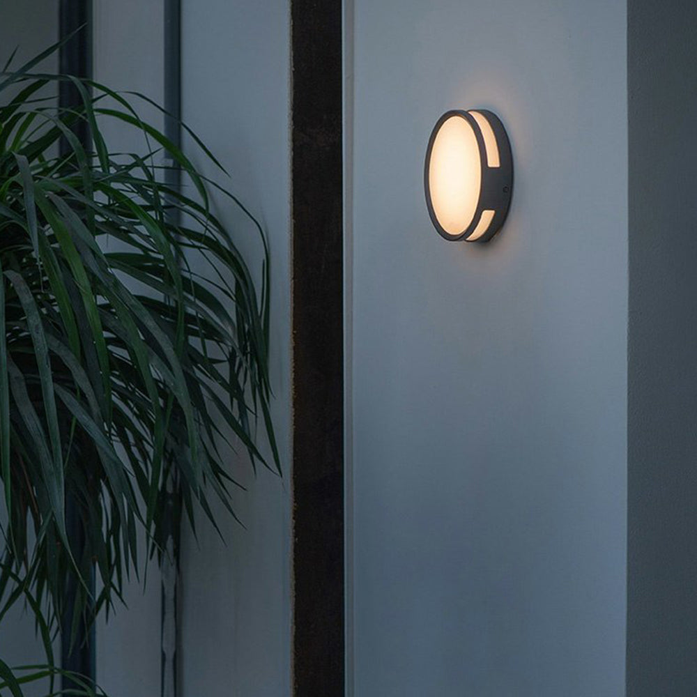 Orr Modern Design Rund LED Vägglampa Badrum Vardagsrum Utomhus