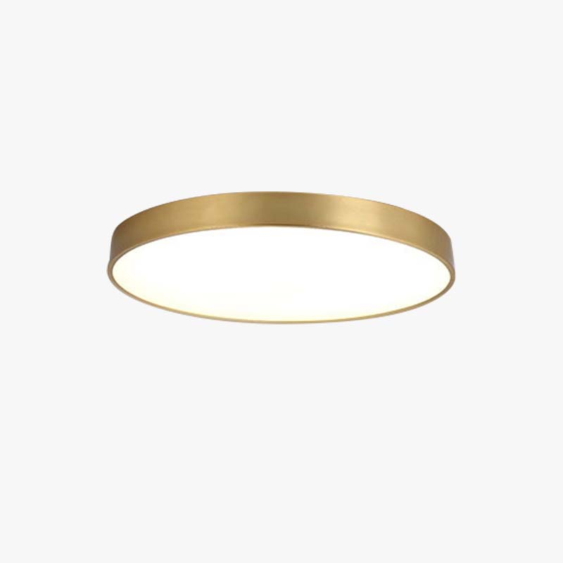 Quinn Design LED Guld Rund Taklampor Metall/Akryl Vardagsrum