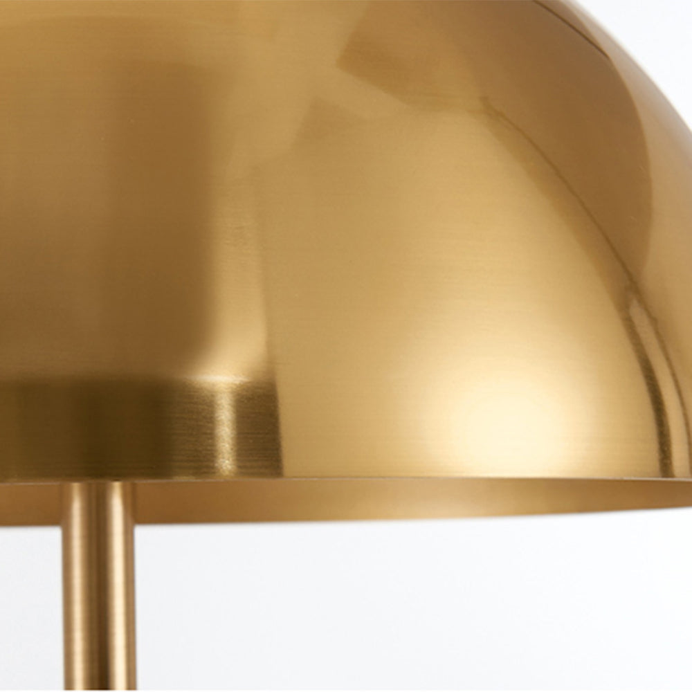 Carins Modern Design LED Golvlampa Svart/Guld Metall Vardagsrum