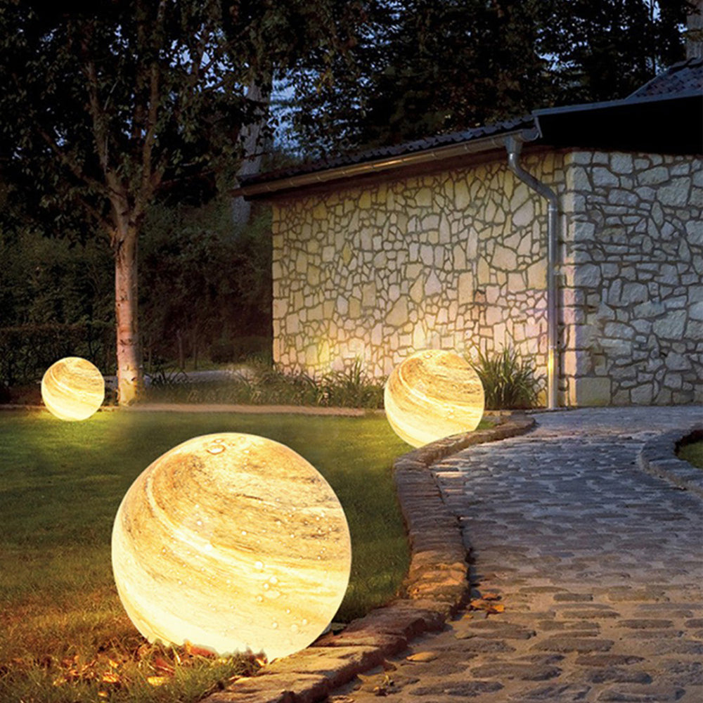 Elif Design LED Utomhusbelysning Metall/Akryl Curry/Mjölk Balkong/Trädgård