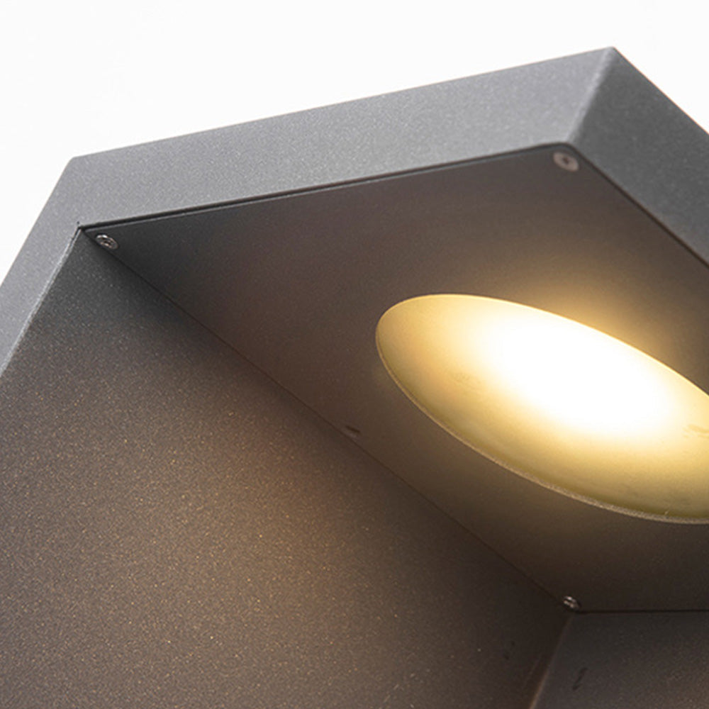 Orr Modren Design Solcell Metall LED  Markinbyggnadslampa Utomhus