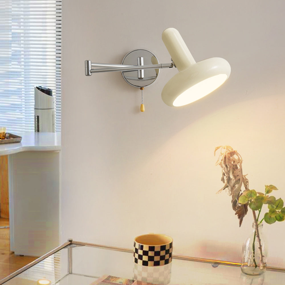 Carins Modern Design LED Vägglampa Inomhus Vit Metall Vardagsrum