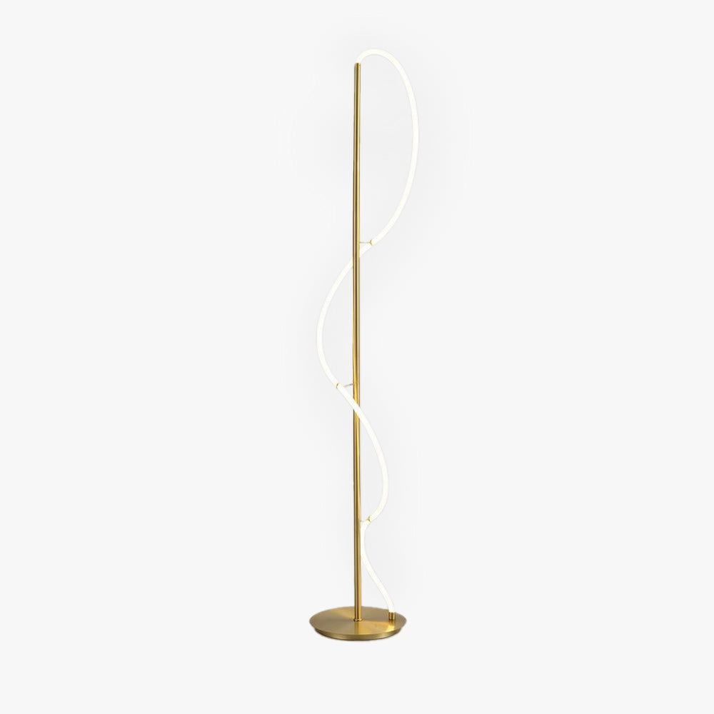 Louise Modern Design LED Mässing Golvlampa/Bordslampor