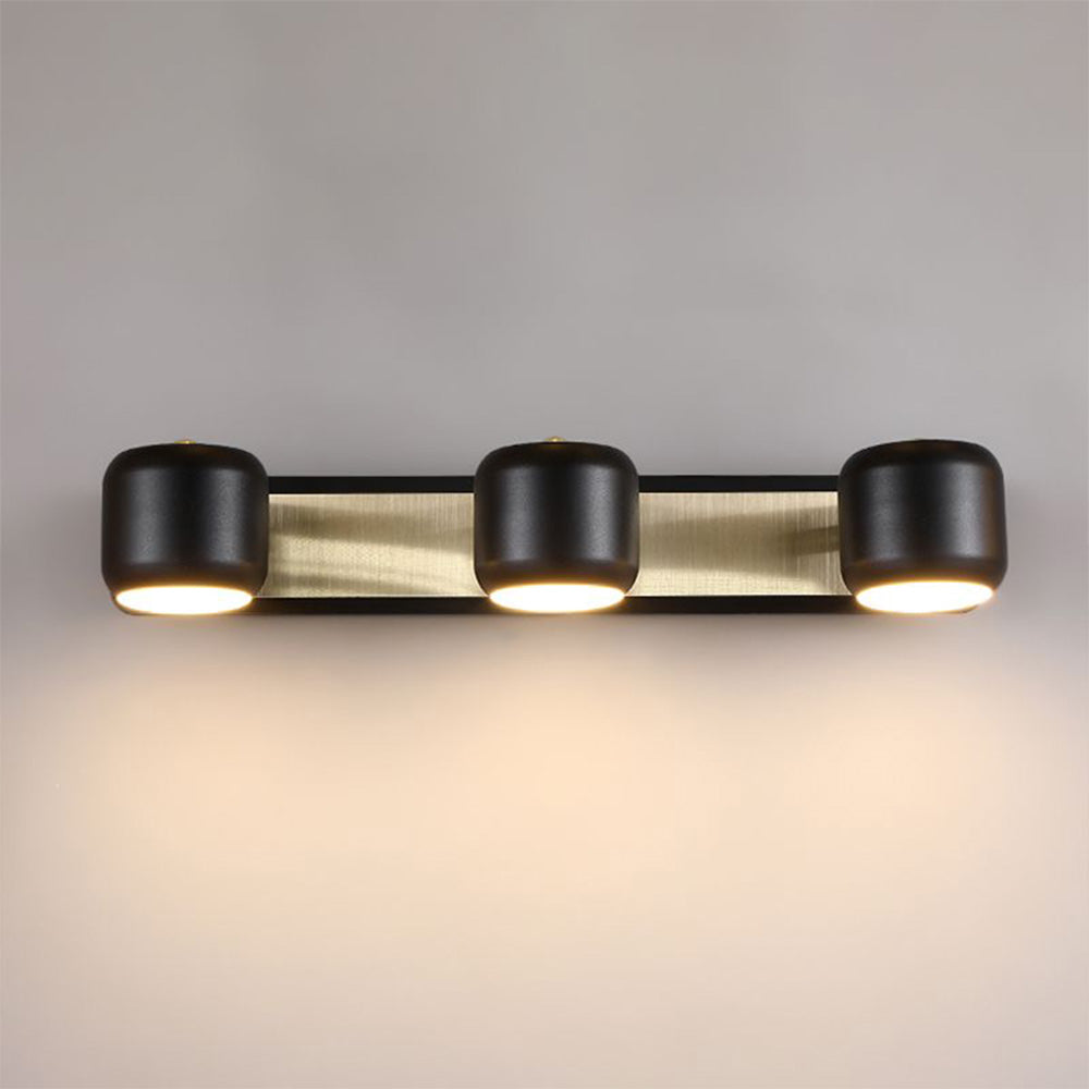Cooley Dekorativ LED Inomhus Metall Vägglampa, Svart/Vit
