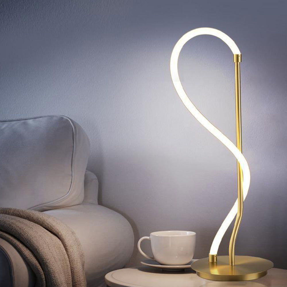 Louise Modern Design LED Mässing Golvlampa/Bordslampor