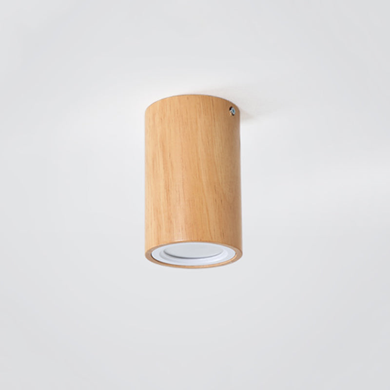 Ozawa Modern LED Trä Taklampa Cylindrisk Akryl Korridor/Balkong