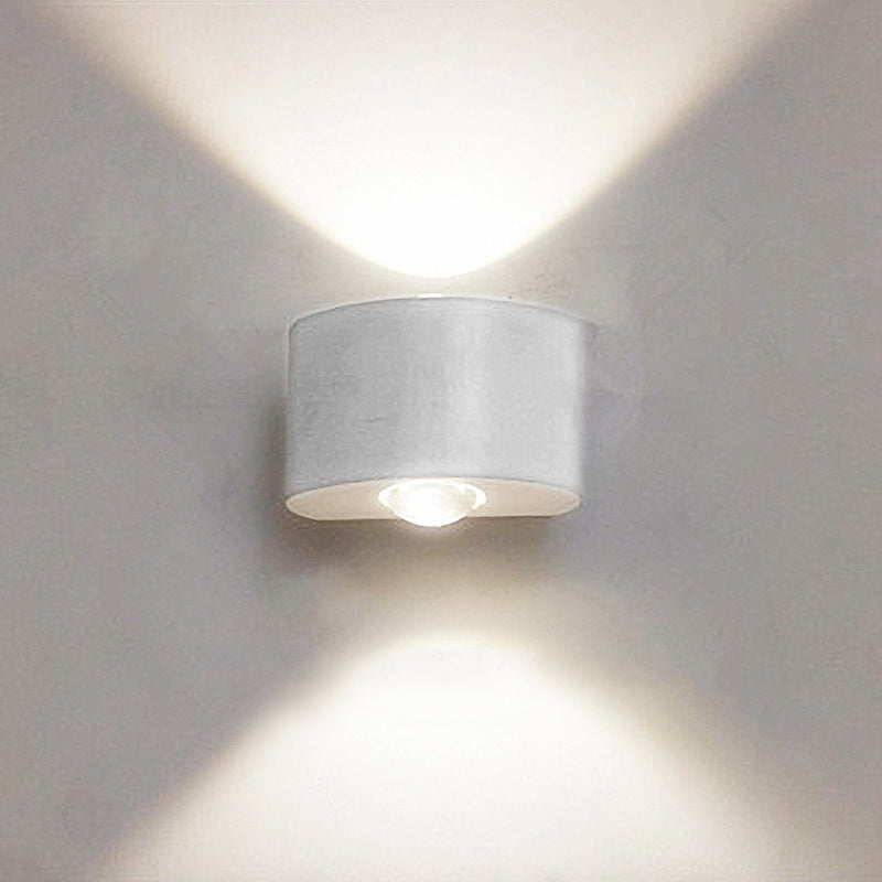 Orr Modern Design Avlång Metall LED Vägglampa Utomhus