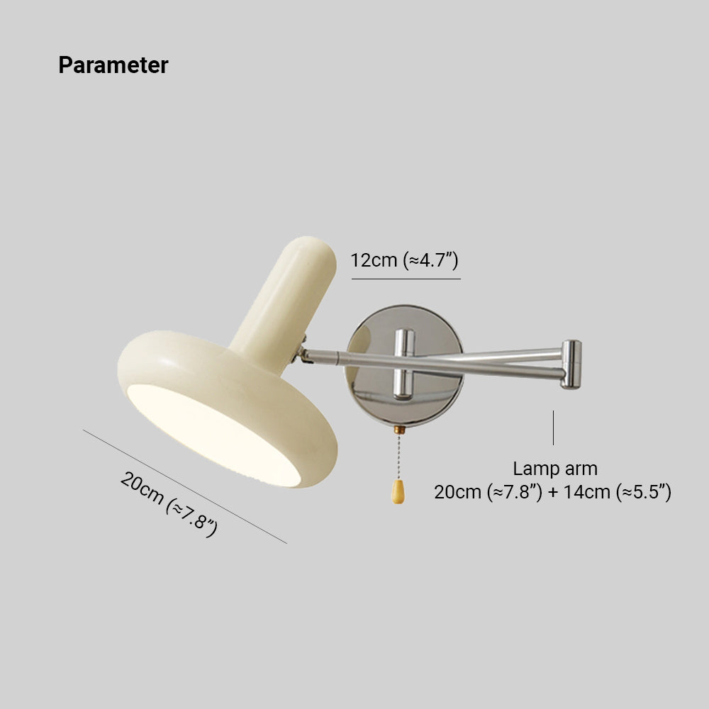 Carins Modern Design LED Vägglampa Inomhus Vit Metall Vardagsrum