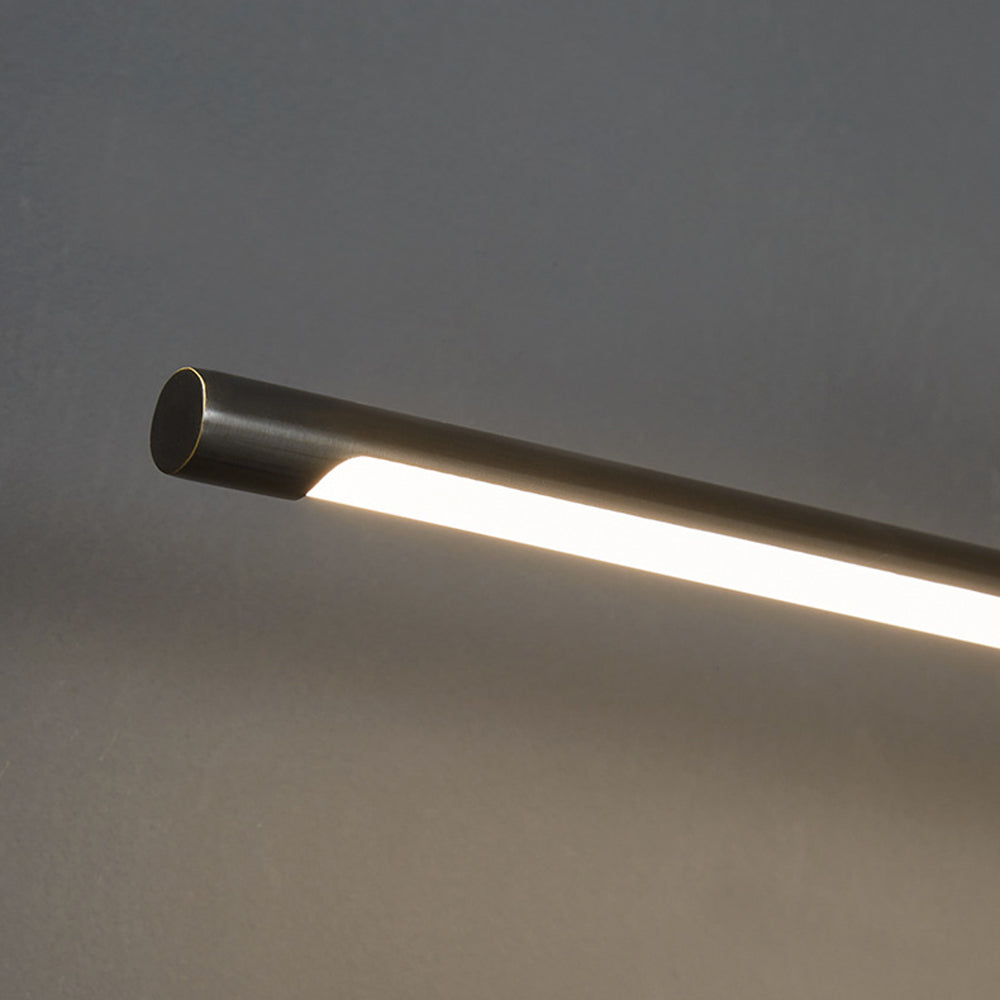 Leigh Minimalistisk Linjär Modern LED Pendellampa Metall Brun/Svart Matbord/Vardagsrum