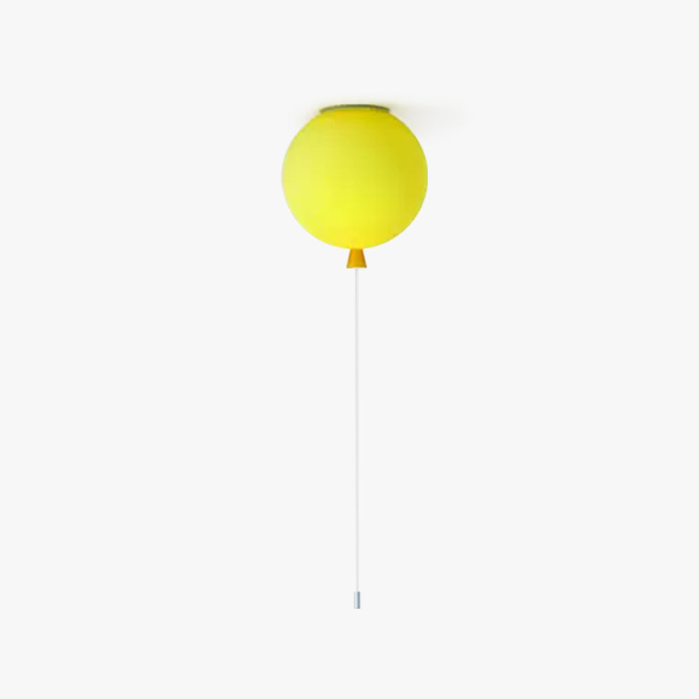 Fateh Barn Frosted Balloon Akryl Plafond För Barnrum Vit/Gul