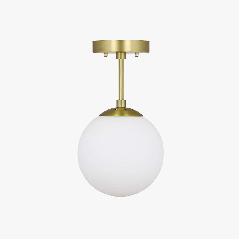 Valentina Simple LED Taklampa Halvplafond Guld/Svart Matsal/Vardagsrum