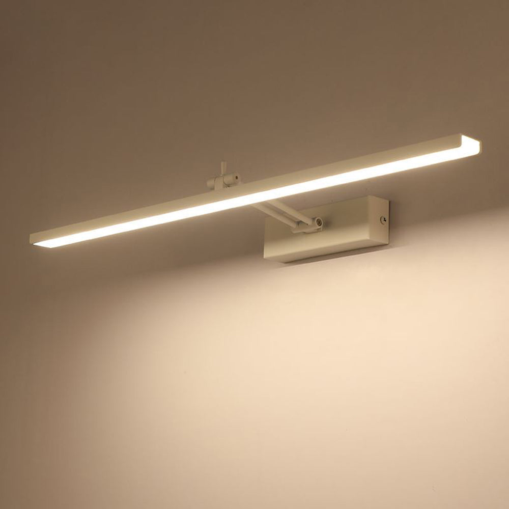 Edge Enkel Rektangulär Metall LED Vägglampa Vit/Svart Bad/Sovrum